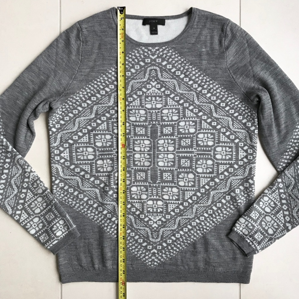 J.Crew 100% Merino Wool “Scarf” Sweater - Picture 8 of 11